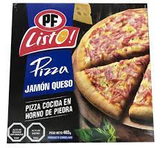 Pizza Jamon/Queso 465gr Lista P.F.