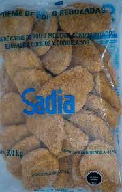 Suprema de Pollo Rebozadas bolsa 3 kg Sadia