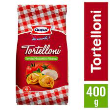 Tortellini Tomate/Mozzarella y Albahaca 400 gr. Carozzi